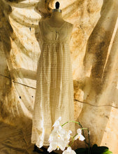 Load image into Gallery viewer, Péro Gingham Cotton Silk Lace Dress
