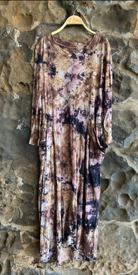 Recortes Dress in Canyon - Front View