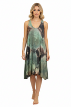 Load image into Gallery viewer, Short Trap Dress in Diamond Turquoise
