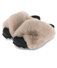 Load image into Gallery viewer, The Roam Cloud Slippers in Nude ***Final Sale Not eligible for returns or exchanges

