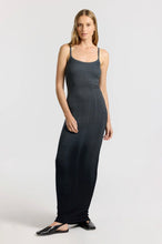 Load image into Gallery viewer, Verona Spaghetti Maxi Dress in Black Cast
