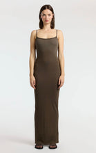 Load image into Gallery viewer, Verona Spaghetti Maxi Dress in Fossil Cast
