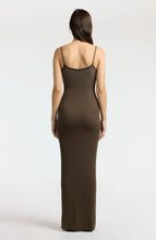 Load image into Gallery viewer, Verona Spaghetti Maxi Dress in Fossil Cast
