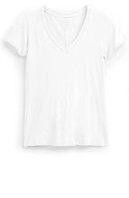 Load image into Gallery viewer, Lilith V Neck Tee in White
