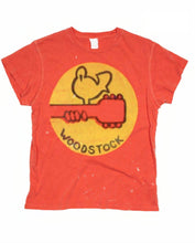 Load image into Gallery viewer, Woodstock Cropped Tee in Cherry
