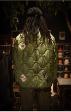 Load image into Gallery viewer, Love Is Free Patched Liner Army Jacket
