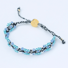 Load image into Gallery viewer, Love Is Project - Bali Friendship Lei Bracelet - Blue Ocean
