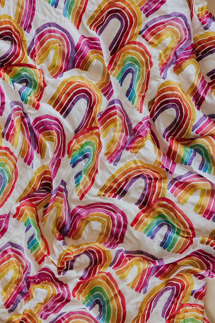 Wings Hawaii - Baby Swaddle - Rainbows