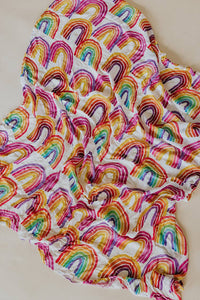 Wings Hawaii - Baby Swaddle - Rainbows