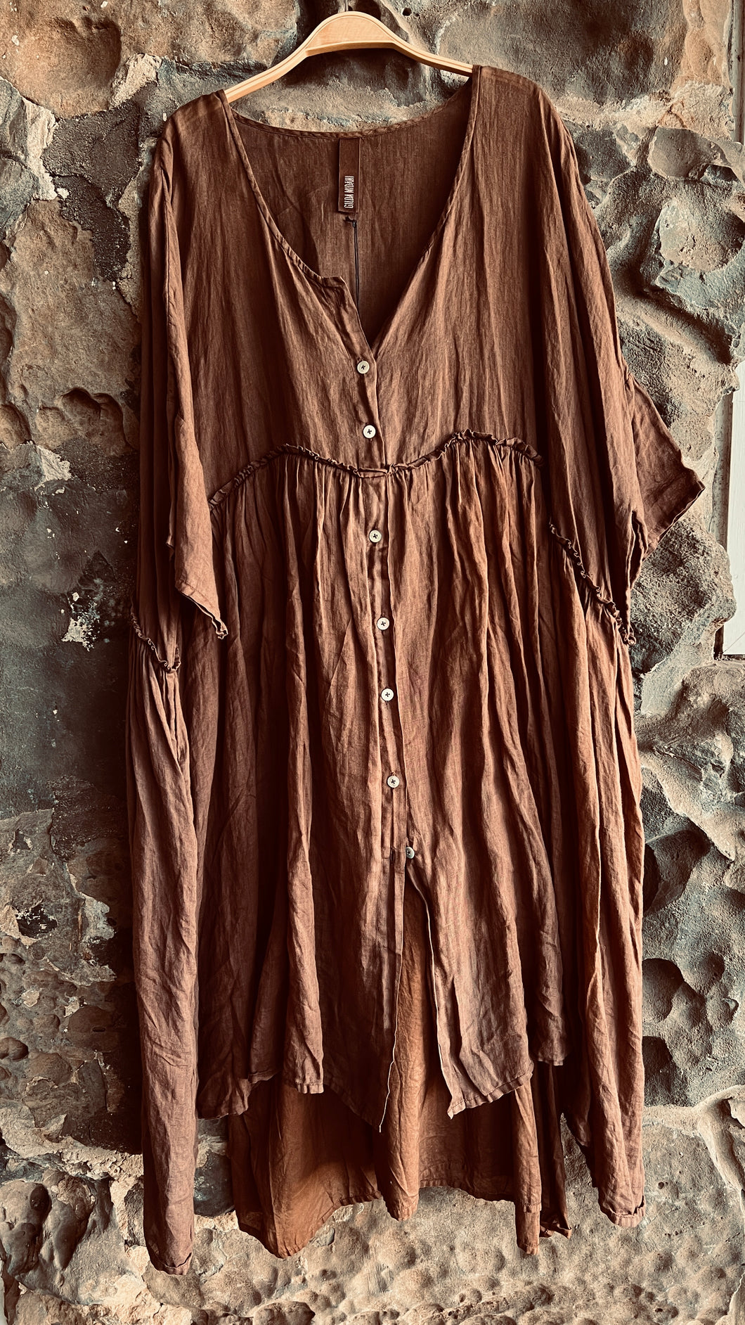 Over Dress in Rust