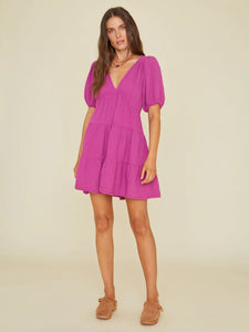 Nissa Dress in Wine