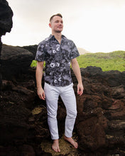 Load image into Gallery viewer, Puakala Grey Aloha Shirt
