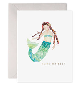 Mermaid Birthday Card