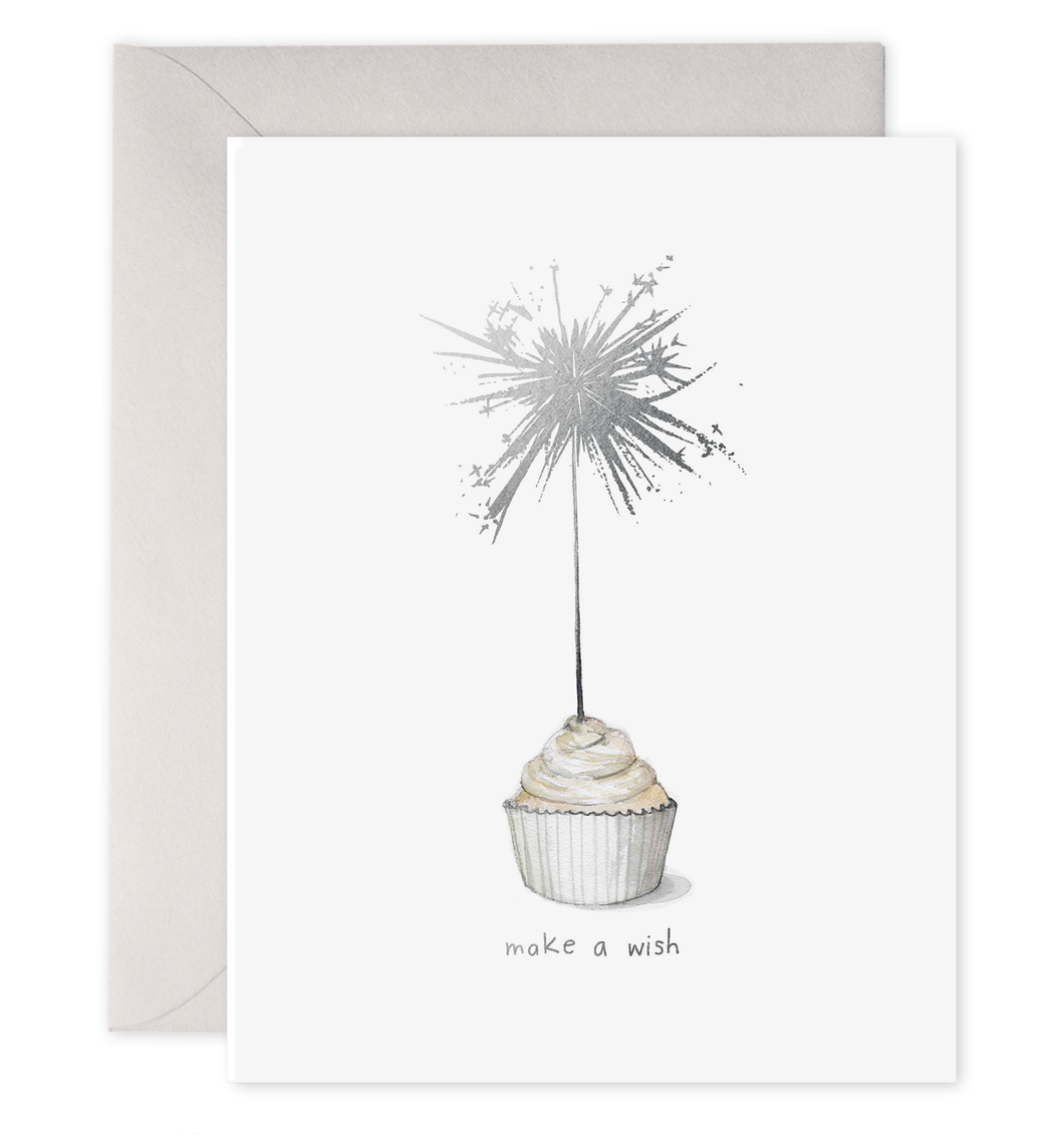 Sparkler Wish | Birthday Greeting Card: 4.25 X 5.5 INCHES