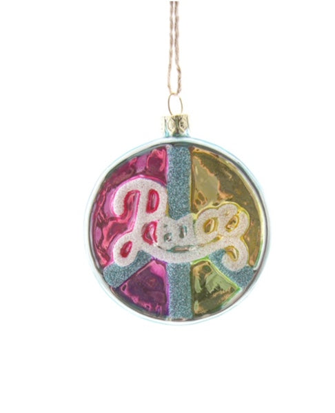Cody Foster & Co. Colorful Peace Ornament Oskar’s Boutique Home