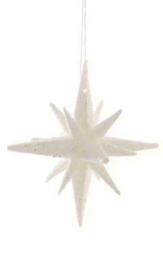 Cody Foster & Co. Vintage White Starburst Ornament Oskar’s Boutique Home