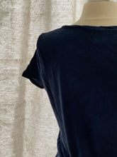 Load image into Gallery viewer, Avant Toi Round Neck Cotton T Shirt with Hand Marked Details Oskar’s Boutique Women’s Tops
