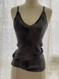 Avant Toi Ribbed V Neck Tank in Cashmere and Silk Oskar’s Boutique Women’s Tops
