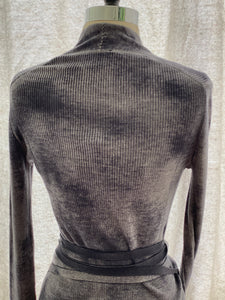 Avant Toi Ribbed Wrap Cardigan Sweater in Cashmere and Silk Oskar’s Boutique Women’s Tops