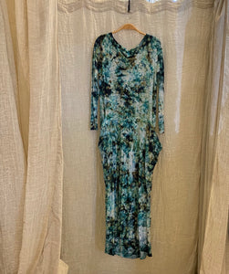 Gilda Midani Recortes Dress in Deep Sea Emerald Oskar’s Boutique Women's Dresses