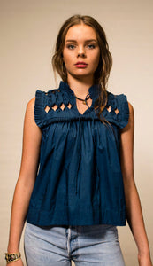 Birdy Blue Lace Top
