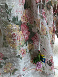 Péro Péro Floral Linen and Silk Top BG01 Oskar’s Boutique Women's Tops