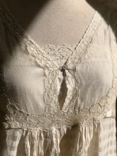 Load image into Gallery viewer, Péro Péro Gingham Cotton Silk Lace Dress Oskar’s Boutique Women’s Dresses

