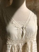 Load image into Gallery viewer, Péro Péro Gingham Cotton Silk Lace Dress Oskar’s Boutique Women’s Dresses
