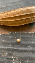 Load image into Gallery viewer, 14KGF Single Cream Pearl Necklace
