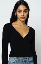 Load image into Gallery viewer, Mercer Thermal Wrap Top in Black
