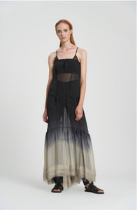 Masnada Tiered Slip Dress 7063S Oskar’s Boutique Women's Dresses