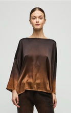 Load image into Gallery viewer, Avant Toi Degraded 3/4 Sleeve Silk Blouse Oskar’s Boutique Women’s Tops
