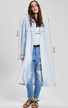 Load image into Gallery viewer, Summer Long Worker Jacket in Blue
