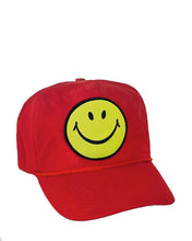 Load image into Gallery viewer, Smiley Vintage Nylon Trucker Hat
