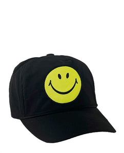 Smiley Vintage Nylon Trucker Hat