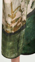 Load image into Gallery viewer, Masnada Green Shadow Dress Oskar’s Boutique Women&#39;s Dresses
