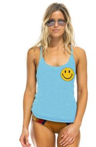 Smiley Tank in Charcoal