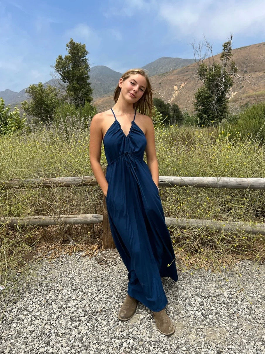 Capri Dress in Sapphire