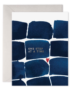 One Step At A Time Card