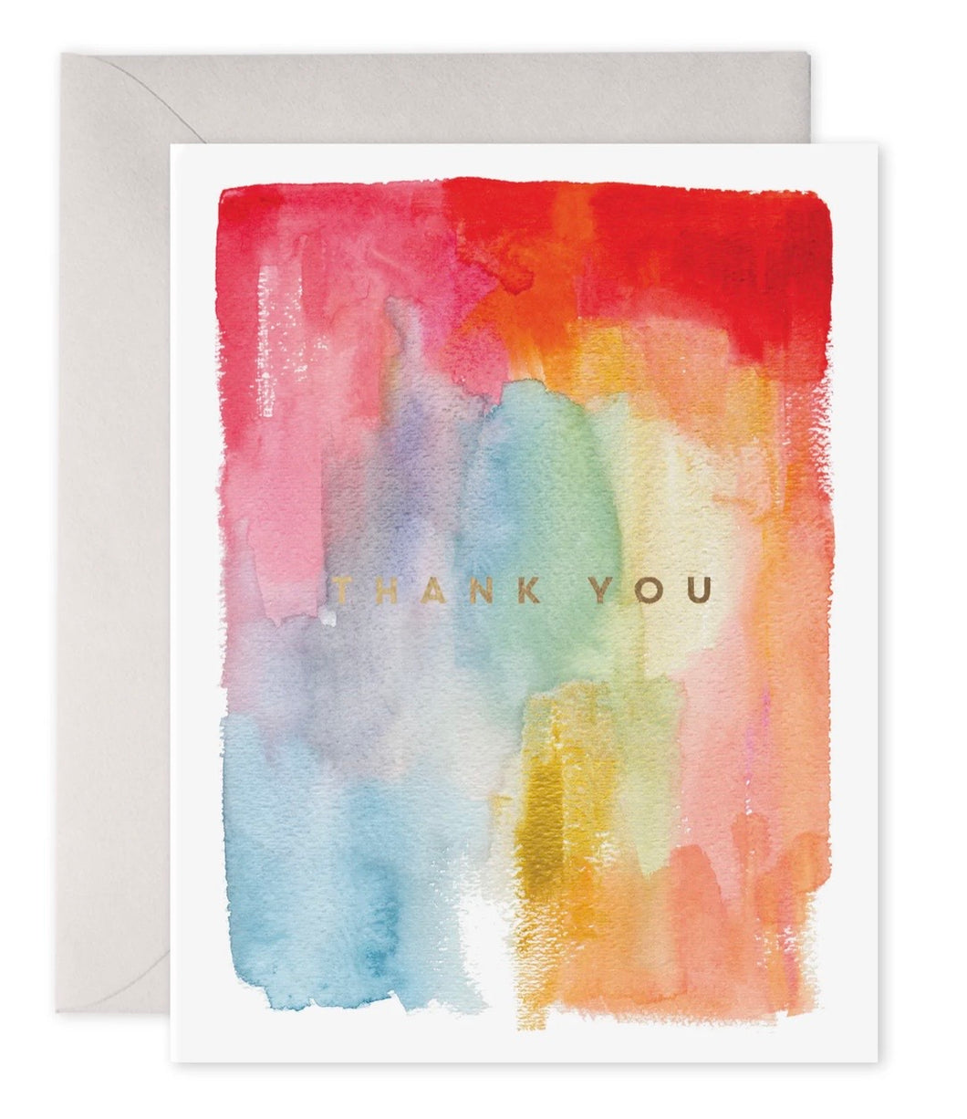 Colorful Thanks Card