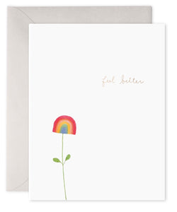 Rainbow Flower Card