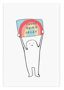 You're Doing Great Postcard