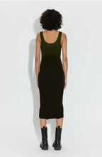 Load image into Gallery viewer, Verona Midi Dress in Eclipse Cast
