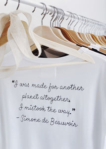 Also, freedom Simone de Beauvoir Oskar’s Boutique Women's Tops