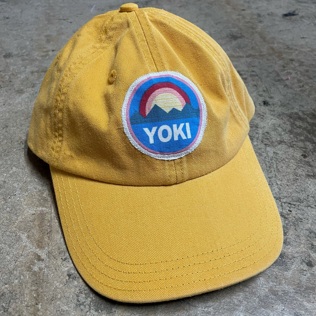 Mucho Aloha Dad Hat with Rainbow Yoki