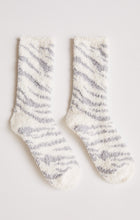 Load image into Gallery viewer, Zebra Plush Socks

