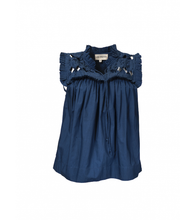 Load image into Gallery viewer, Birdy Blue Lace Top
