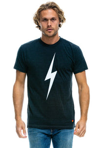 Unisex Bolt Tee in Charcoal