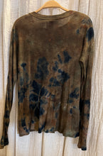 Load image into Gallery viewer, Linen Long Sleeve Top in Dark Panet
