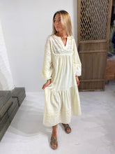 Load image into Gallery viewer, Saguna Dress in Vanilla
